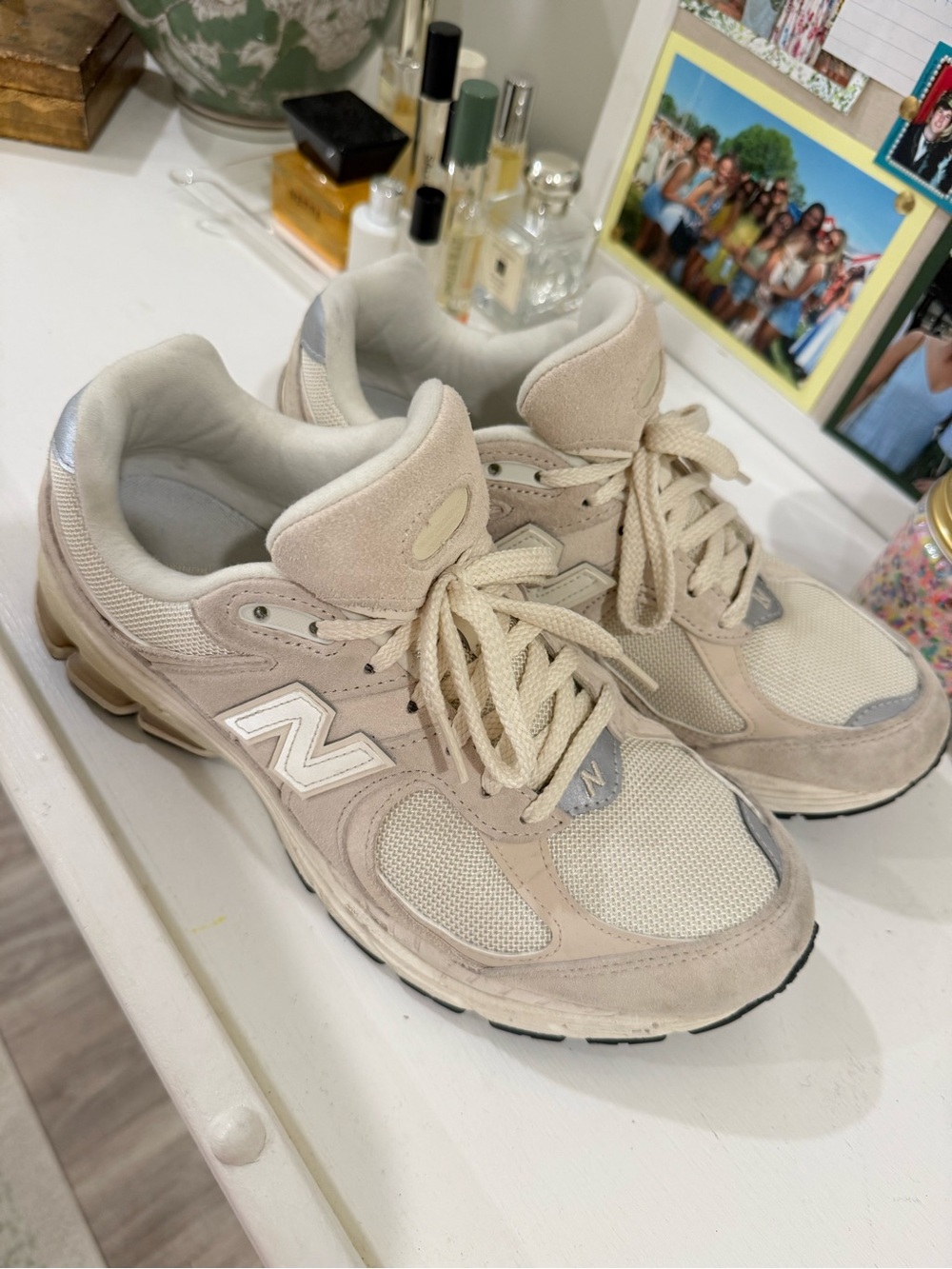 New Balance 2002r Women's Cream Sneakers